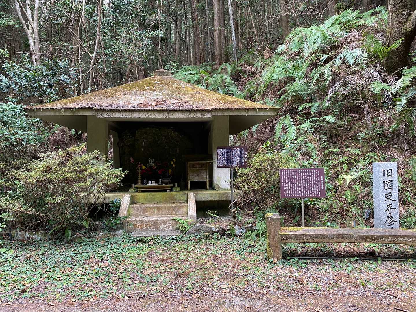 国束山 往復コースの写真