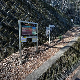 小袖の登山口から山道へ…。