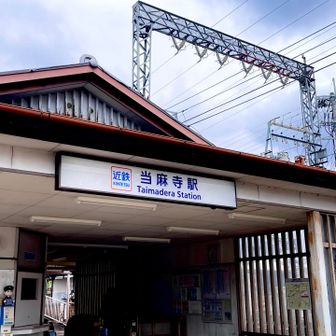 当麻寺駅でゴール🔚

本日は平日にも関わらず、山頂付近では人が多く賑やかで、二上山の人気を思い知った次第です。
歩荷トレはもう1回位こなしたいですが、行けるかどうか…

最後までご覧いただきありがとうございました！