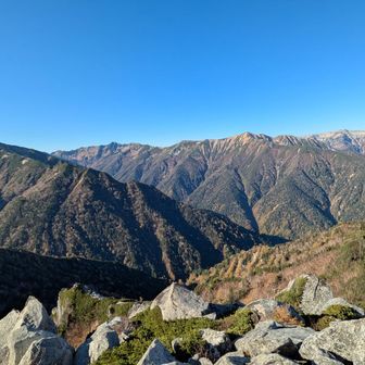 三ノ岳付近からの景色とあまり変わらない