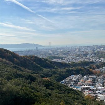 高倉山からの明石大橋