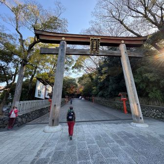 枚岡神社からスタート