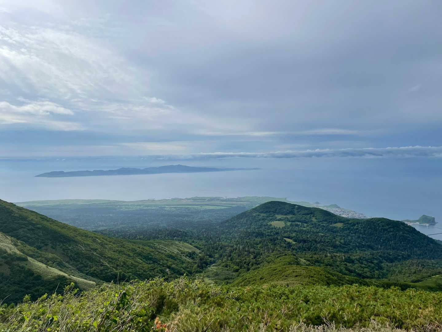 利尻北麓野営場登山口 往復コースの写真