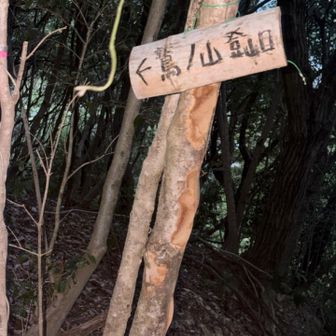 夜明け前に登山口に向かう
