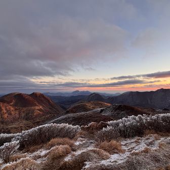 朝日に照らされて☀️