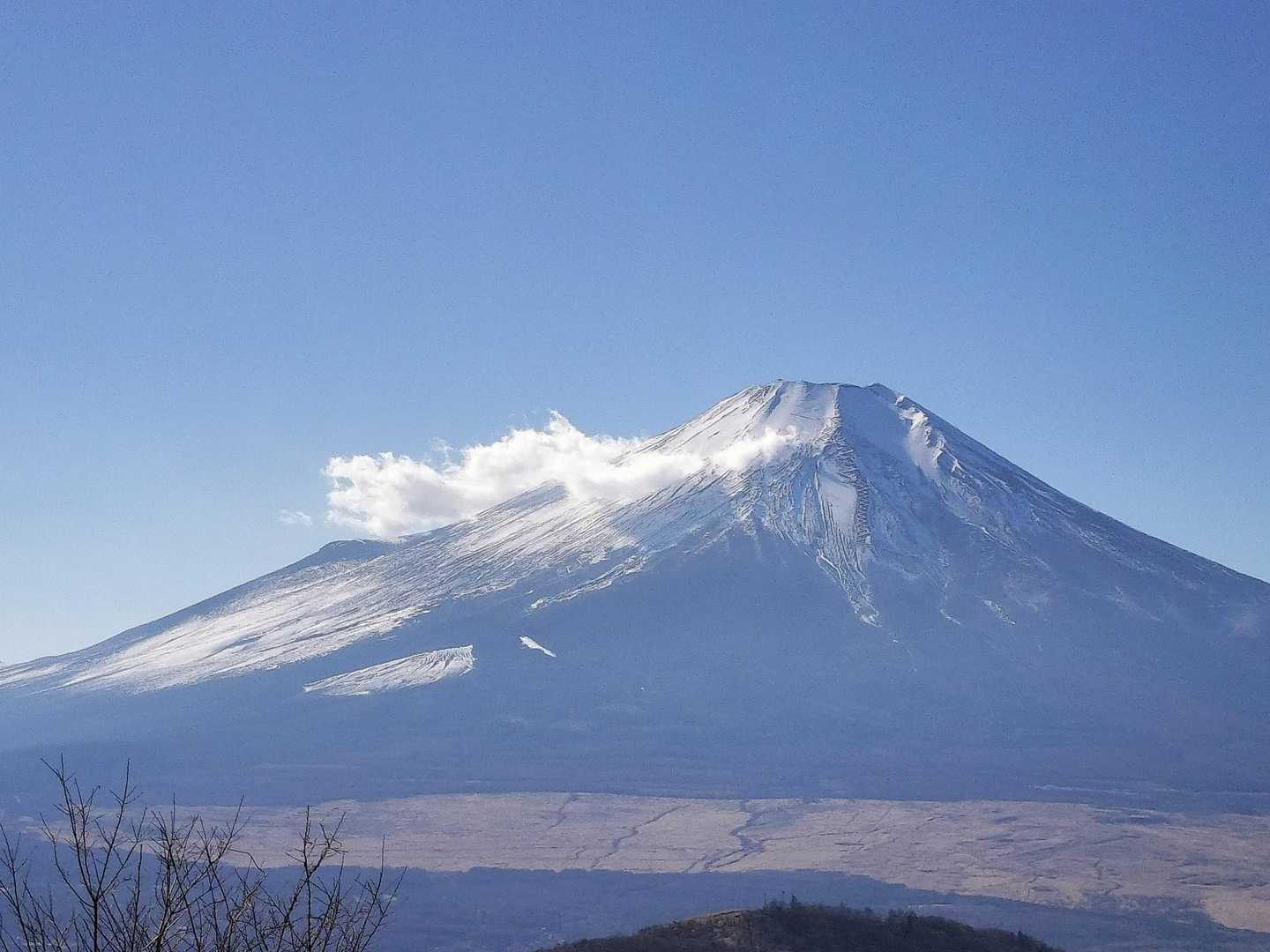 石割山山頂からの富士山です🗻