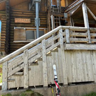 きつかったけど小屋到着！
ここまで来ればOK