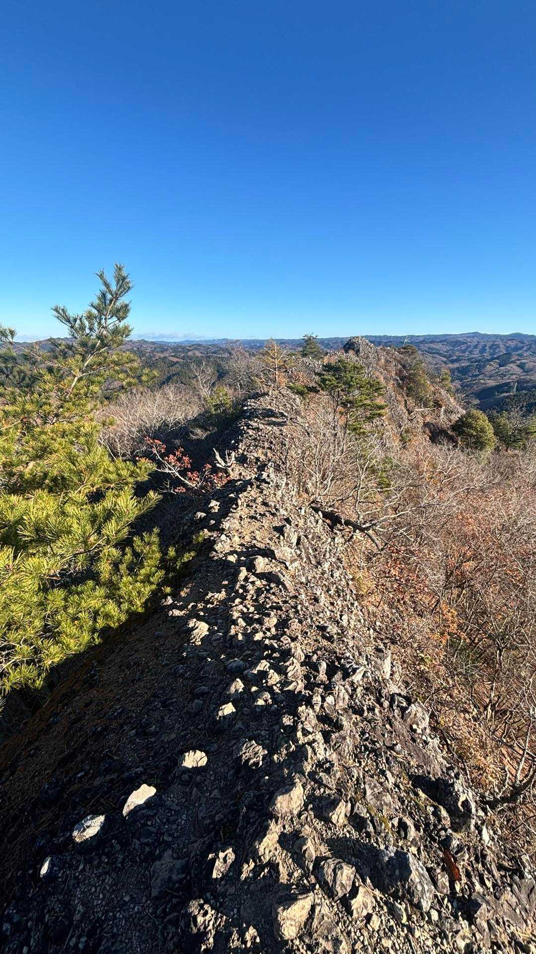 立神山-鍋転山-月居山-月居観音堂 周回コースの写真