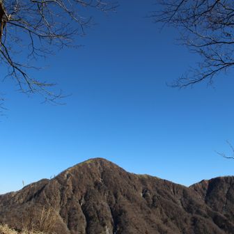 臼ヶ岳から見た蛭ヶ岳