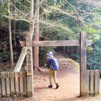 九鬼ヶ口関所跡は、小辺路と中辺路と合流点