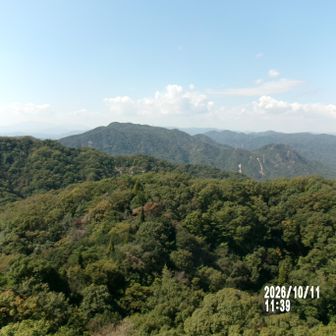 白滝山から
