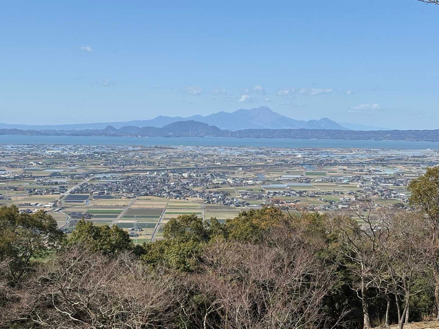 普賢岳もいつもと違った角度から