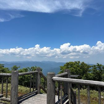 滝山の展望台。こっちは北西かな？