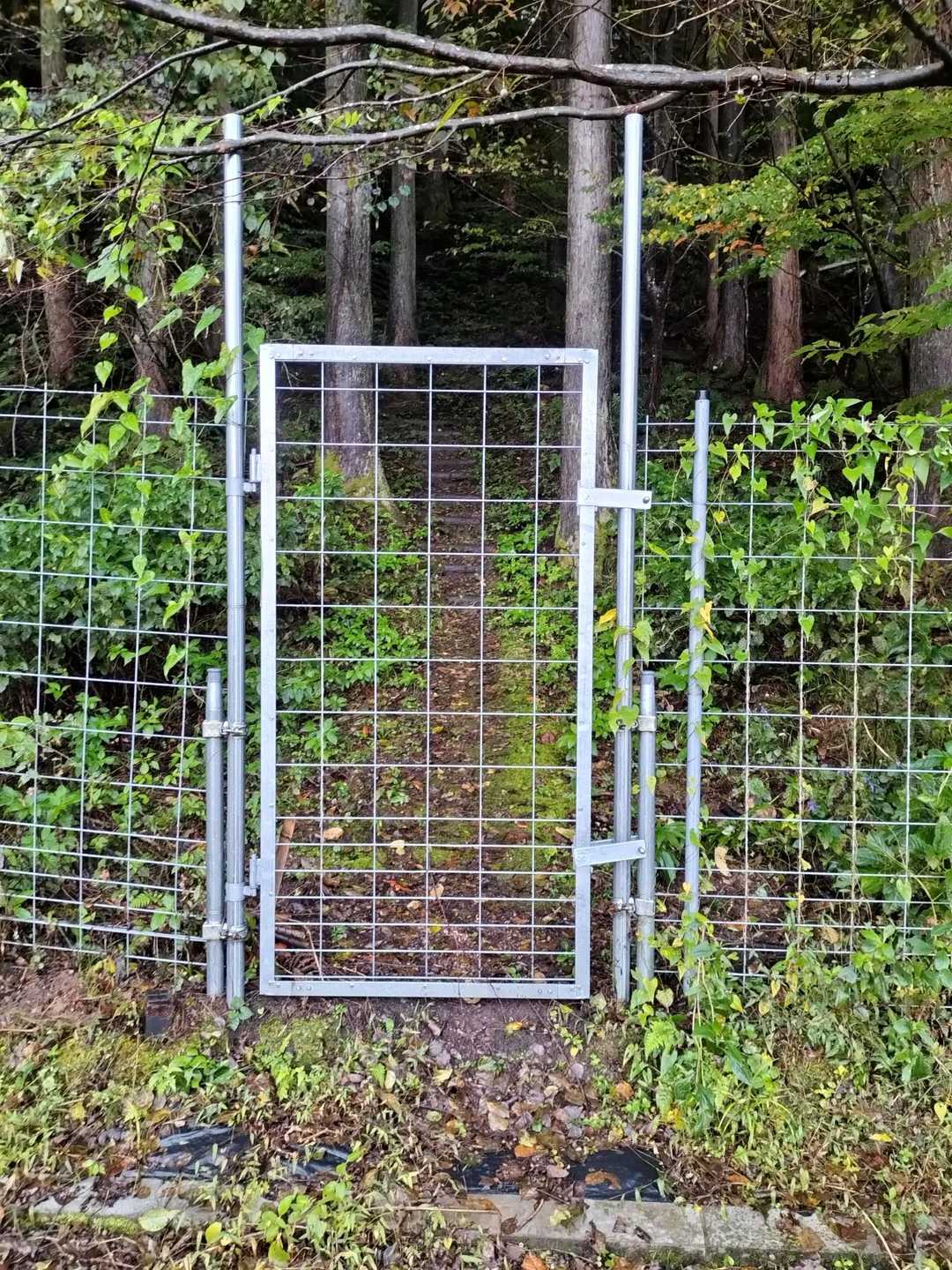 取り付きはここから。簡単に開け閉めできるタイプ◎