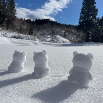 ここから下の駐車場までは、サクサク歩けて楽しかった❄️