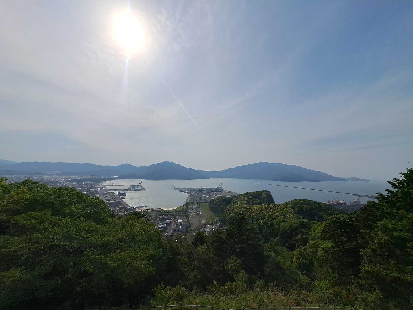 展望台から敦賀湾が一望✨
