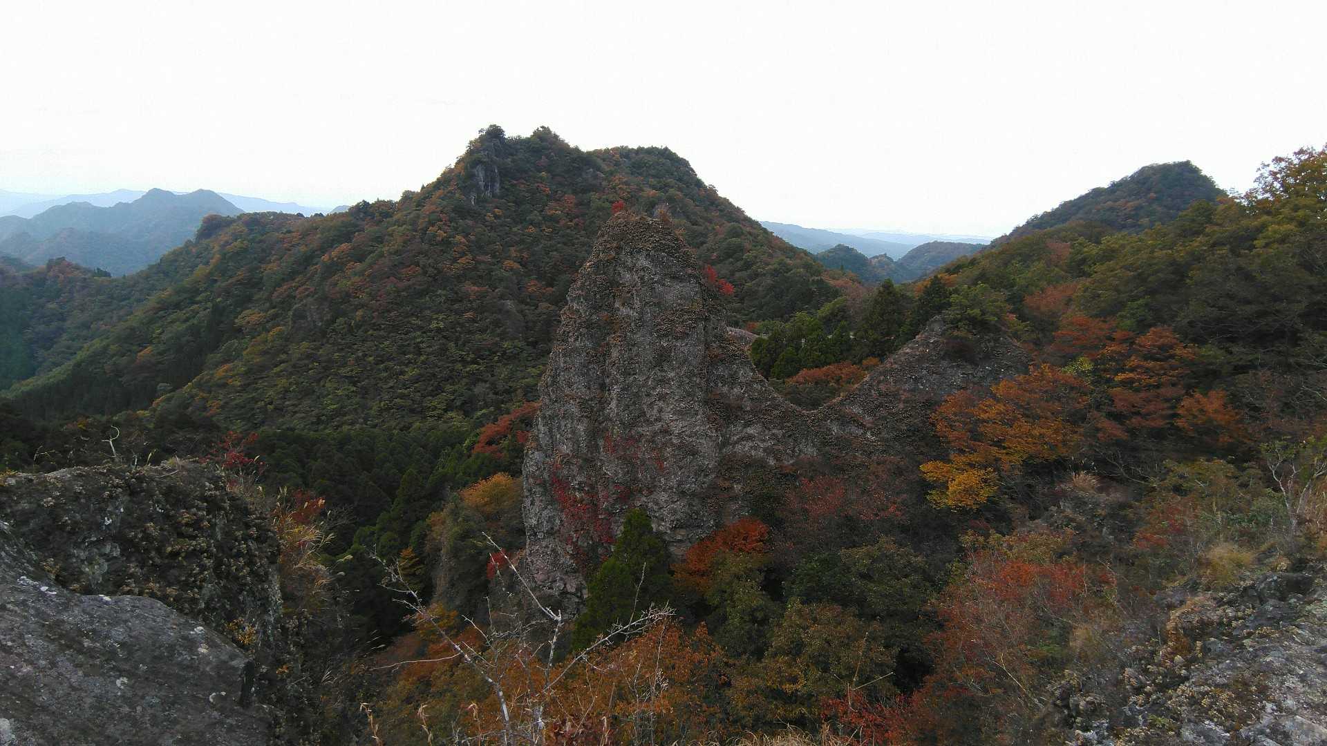 鹿嵐山-地蔵峠-第二登山口-鹿嵐山中央登山口 周回コースの写真