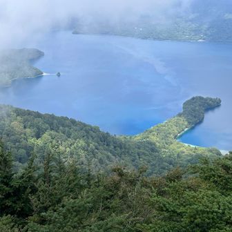 展望台より八丁出島が見えた