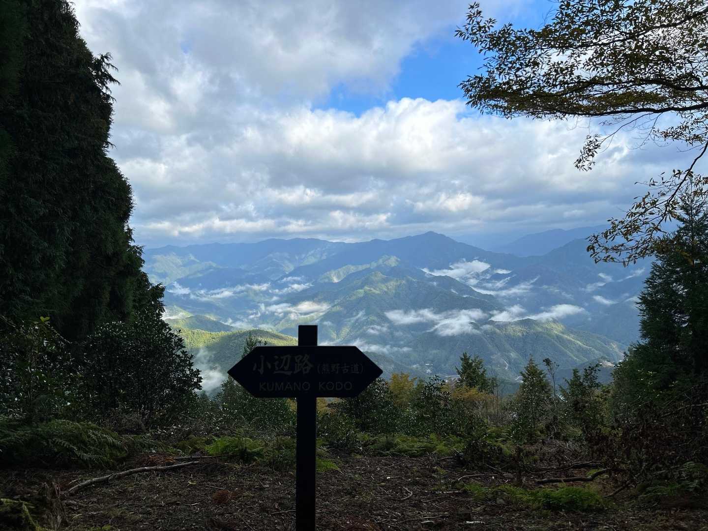 峠手前の見晴らしのいい所から