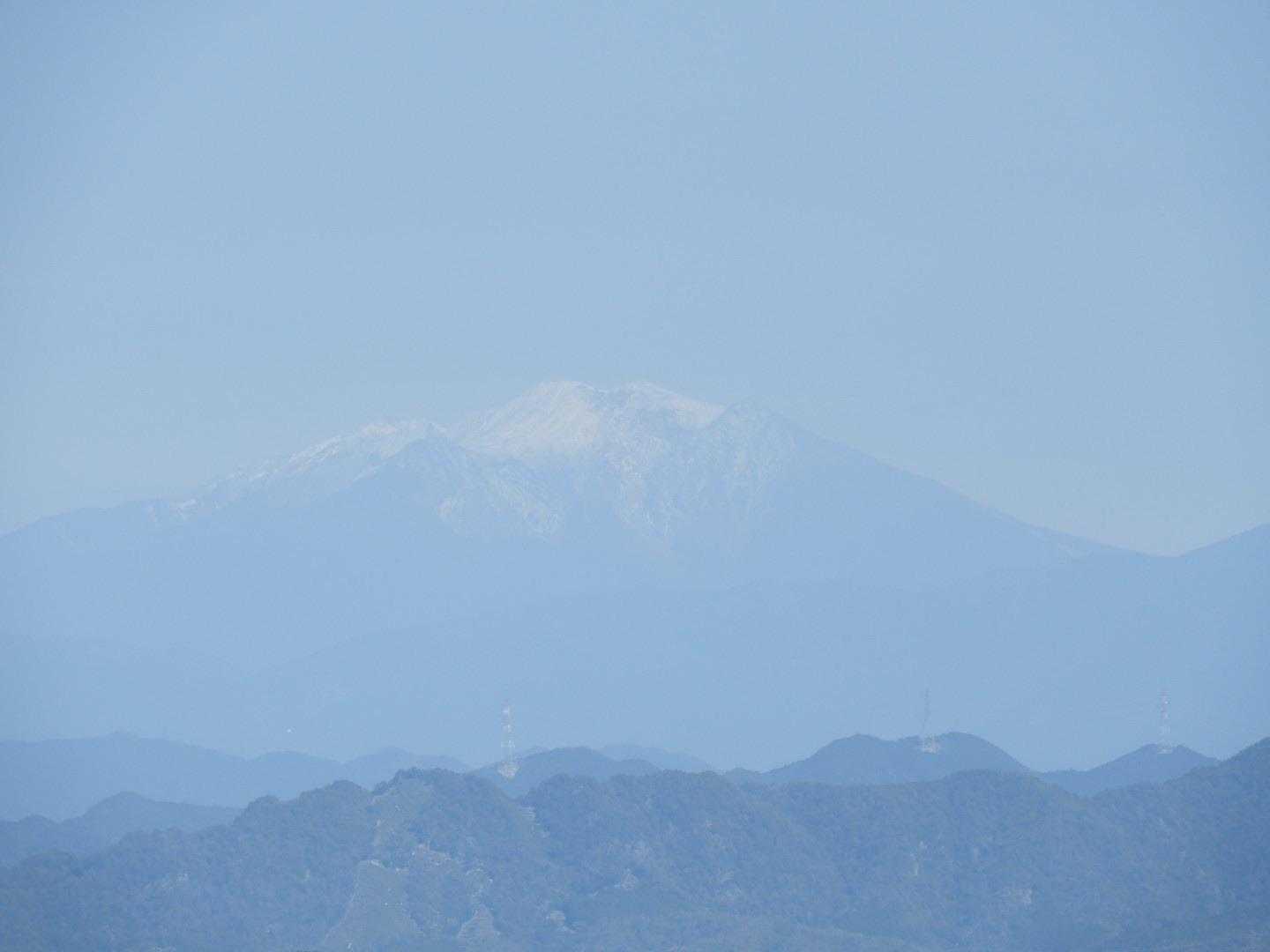 ボケていますが、御嶽山