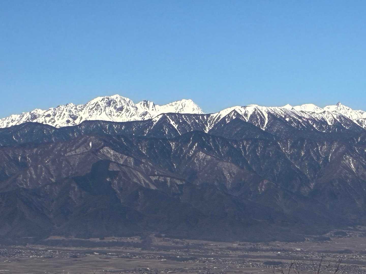 穂高連峰！
大キレットも肉眼ではっきり確認できました！