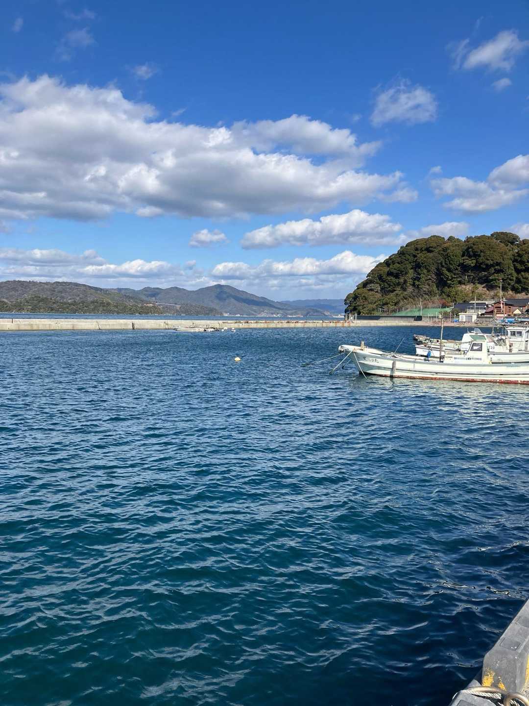 無事下山
海がキレイです！