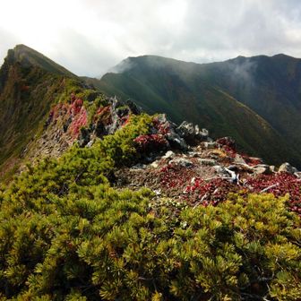 この稜線カッコいいな〜⛰️