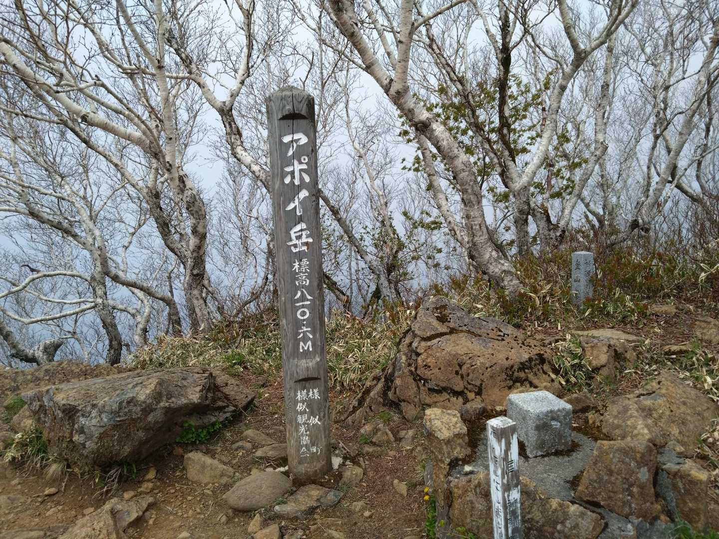 アポイ岳-入林届出所-冬島登山口 縦走コースの写真