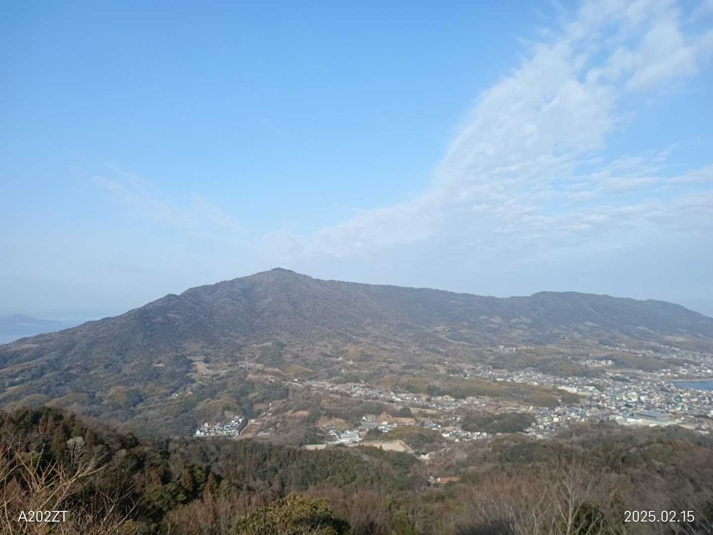 このあと縦走する砲台山〜野登呂山🏔️🏔️