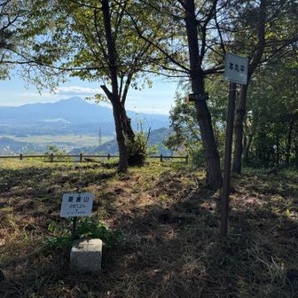 いきなりですが安田要害山山頂に到着