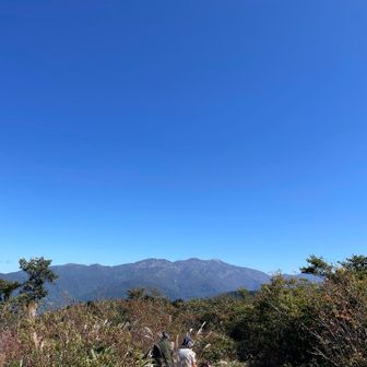 こつぶり山からの白山ドーン！