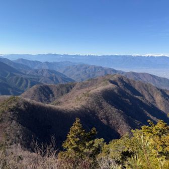 これから歩く稜線