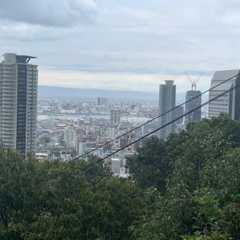 布引・みはらし台展望台より新神戸の街とポートアイランド