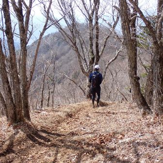 トレランの人が多い。
杓子山山頂も含め、15〜20人とすれ違った。
６月始めに大会があるらしい。
