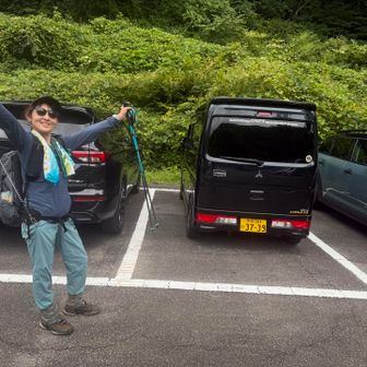 駐車場到着❗️