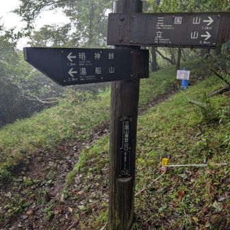 ここで県道を横切る