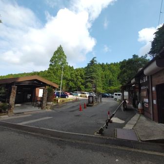 まつまさ金剛山麓駐車場
この時間で駐車場半分くらい

タカハタ谷登山口からスタートです！