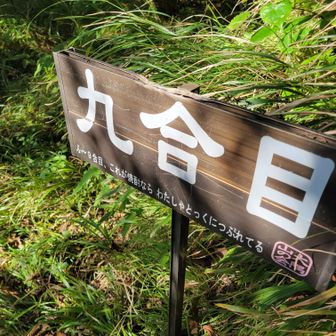九合目。つぶれないでゴールしよう。