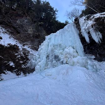 ギリギリまで近づいて

アイスグリーンの氷瀑は芸術