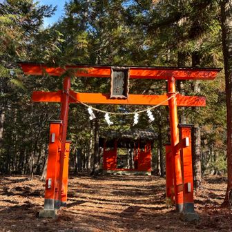 そして最後に″⛩️生島足島神社山宮社″を参拝👏