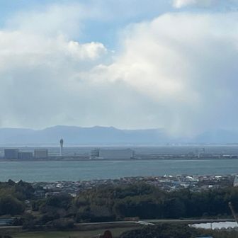セントレア空港✈️
向こうは鈴鹿かな？