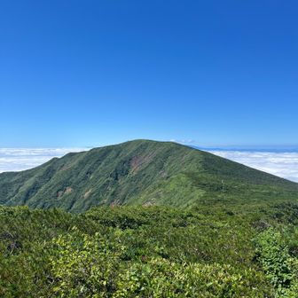 これから行く南屏風岳