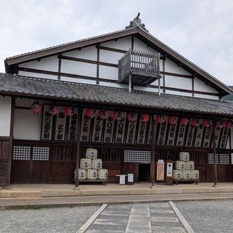 芝居小屋　金毘羅大芝居　楽しく見学しました