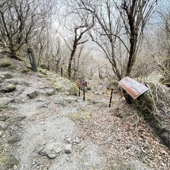 崖崩れしているらしく厳重に封鎖されてます‼️
来た道を戻ります。