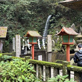 琵琶滝。水が多い。