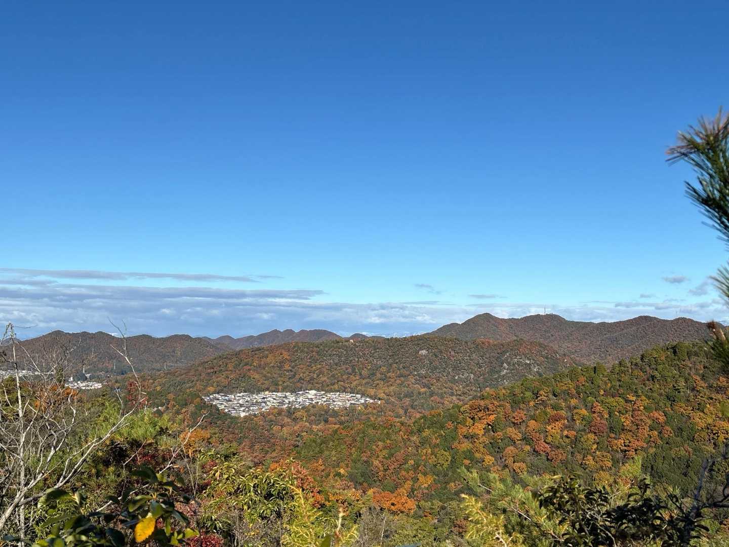 寂光院-継鹿尾山-石原登山口-大平山 縦走コースの写真