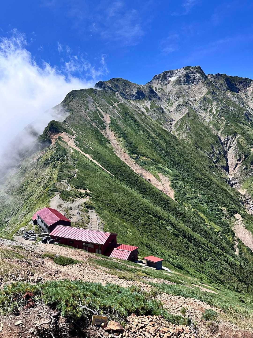 後ちょっとで小屋^_^😍
