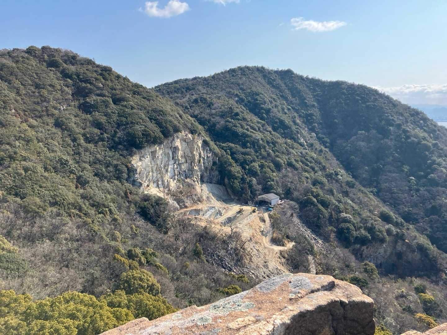 先程まで居た大頭山
