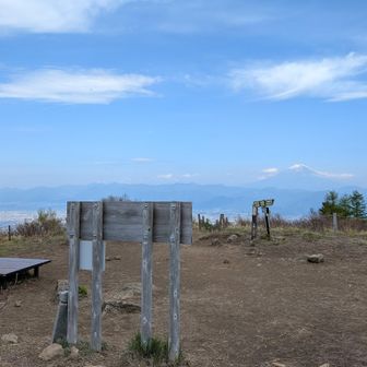 甘利山山頂！ここはのんびりできます