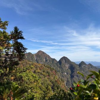 七曜岳からの大普賢岳
